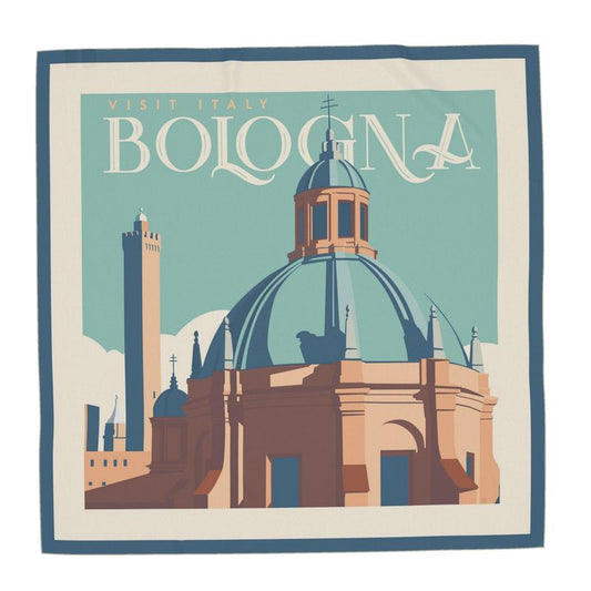 Bologna, Italy Silk Scarf