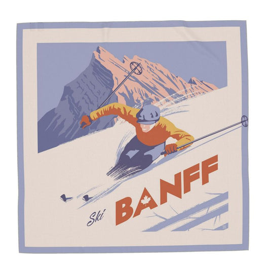 Banff, Canada Silk Scarf