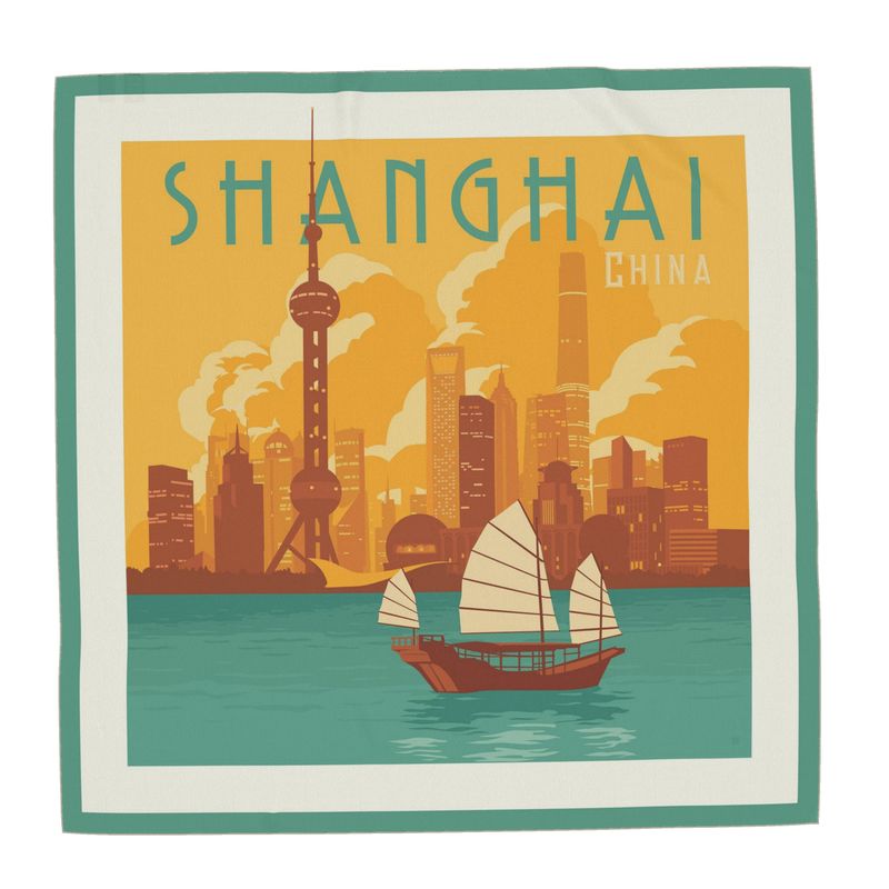 Shanghai Silk Scarf