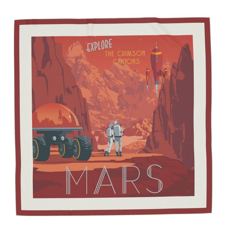 Mars Silk Scarf