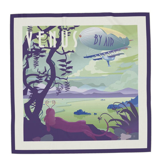 Venus too silk scarf