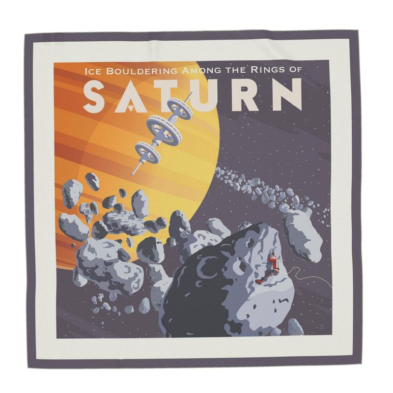 Saturn Silk Scarf
