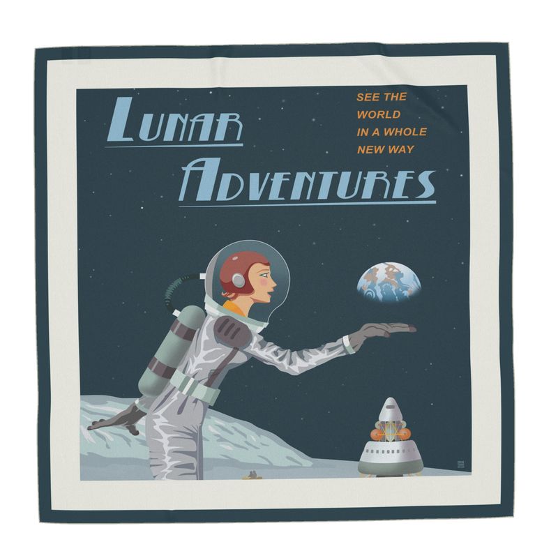 Lunar Silk Scarf