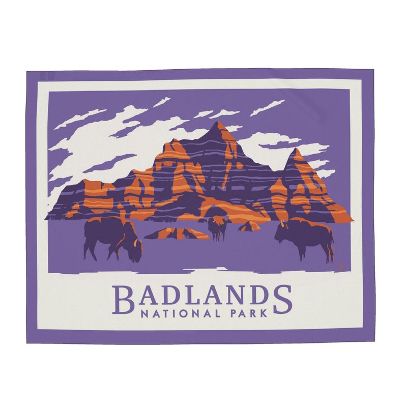 Badlands National Park Silk Scarf