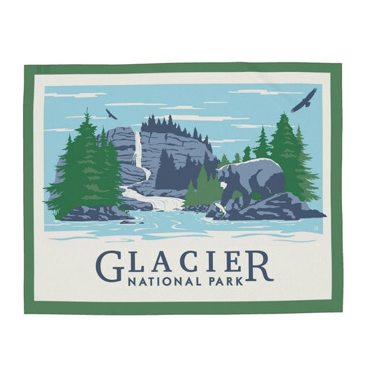Glacier National Park Silk Scarf