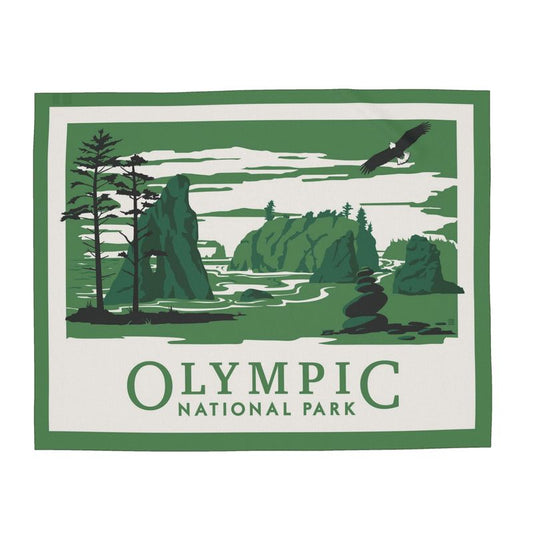 Olympic National Park Silk Scarf