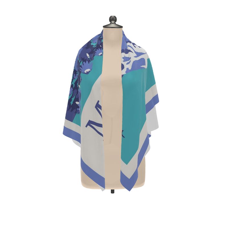 Mount Rainier National Park Silk Scarf