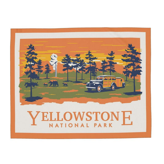 Yellowstone National Park Silk Scarf