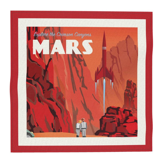 Mars Pocket Square