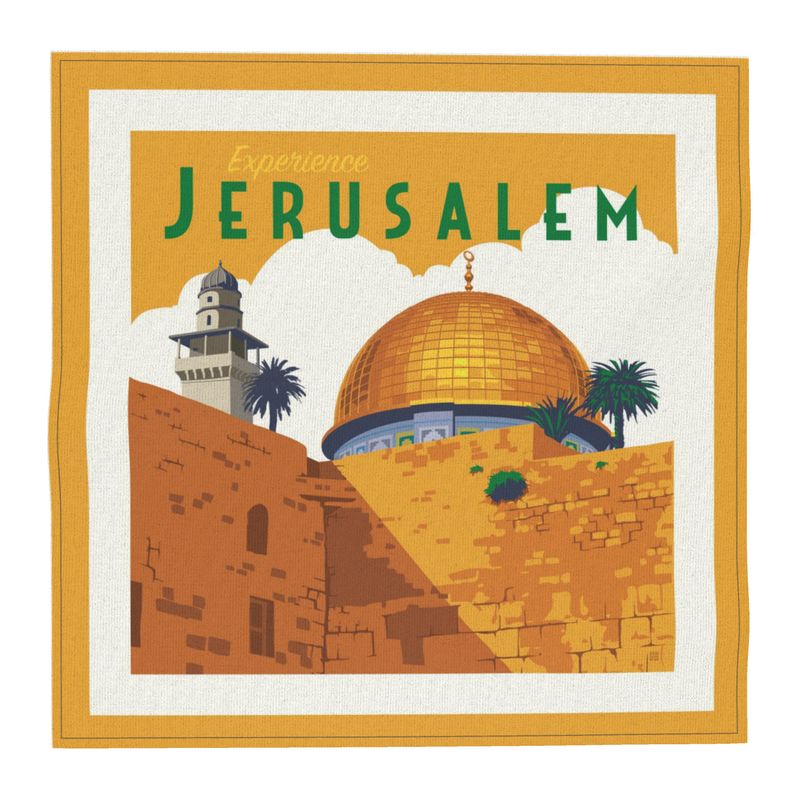 Jerusalem Pocket Square